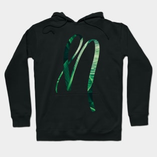 N initial cursive Hoodie